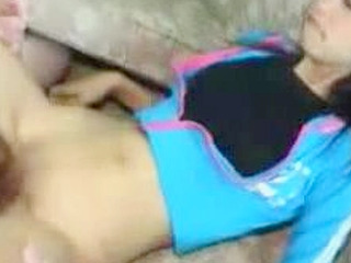 Young teen fulfills daddy's secret desires in JAV