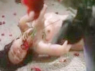 Asian Beauty Fucks with a Rose for Mind-Blowing Orgasmic Bliss